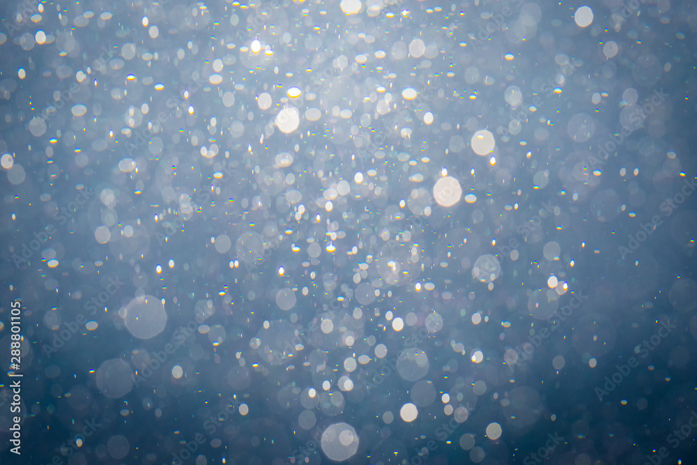 Abstract blur bokeh water texture