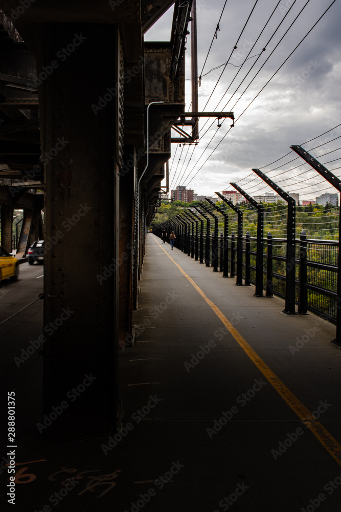 Obraz premium Widok na most