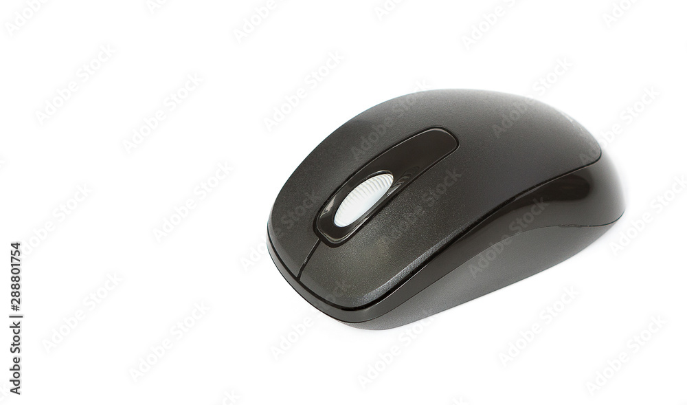 Computer mouse photographed on white background Computer mouse photographed on white background