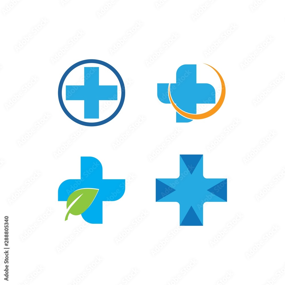 Obraz premium Medical Logo template vector