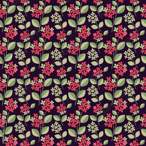 Wallpaper Mural Seamless floral pattern Torontodigital.ca