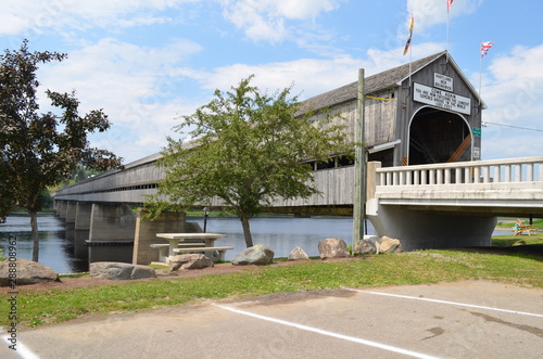 Summer in New Brunswick: Hartland Covered Bridge Over the Saint John River