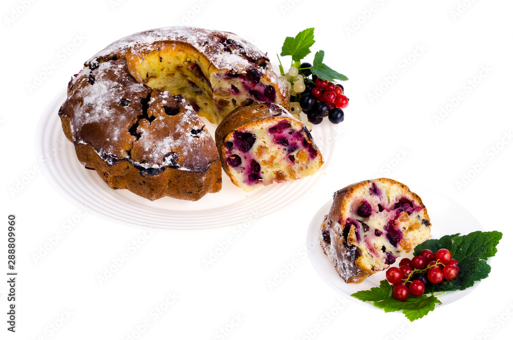 Homemade baking. Cupcake with fresh berries. Photo Homemade baking. Cupcake with fresh berries. Photo