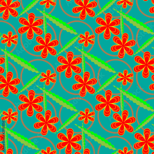 texture floral art vector seamless. floral oranmental design for textile fabrics