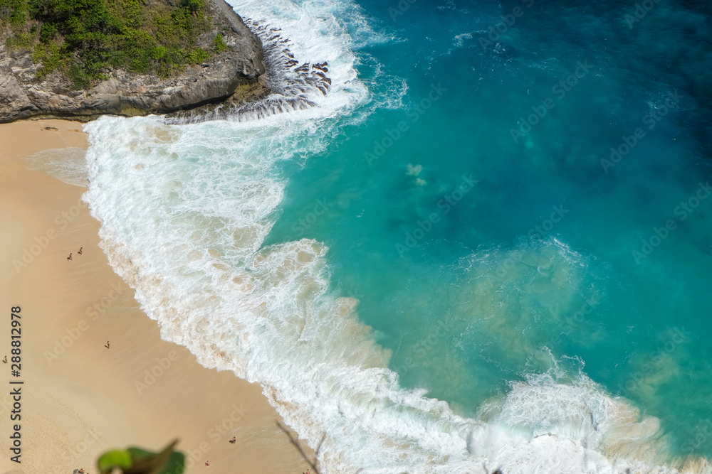 waves on the beach