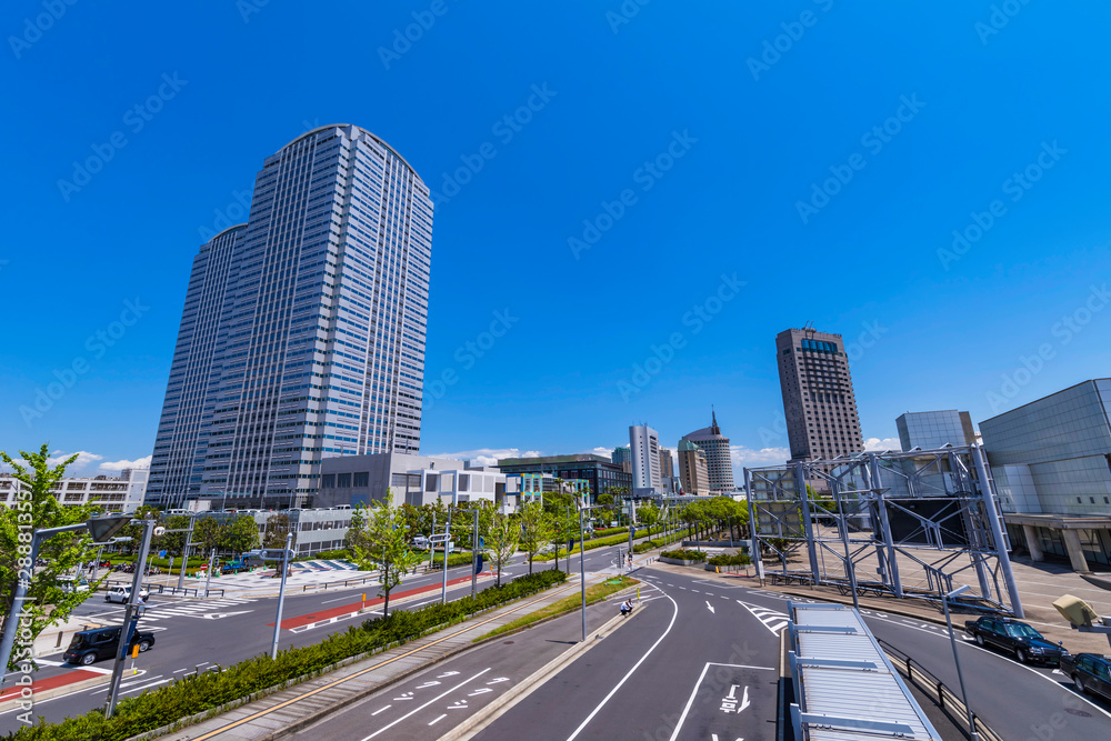 幕張新都心の風景