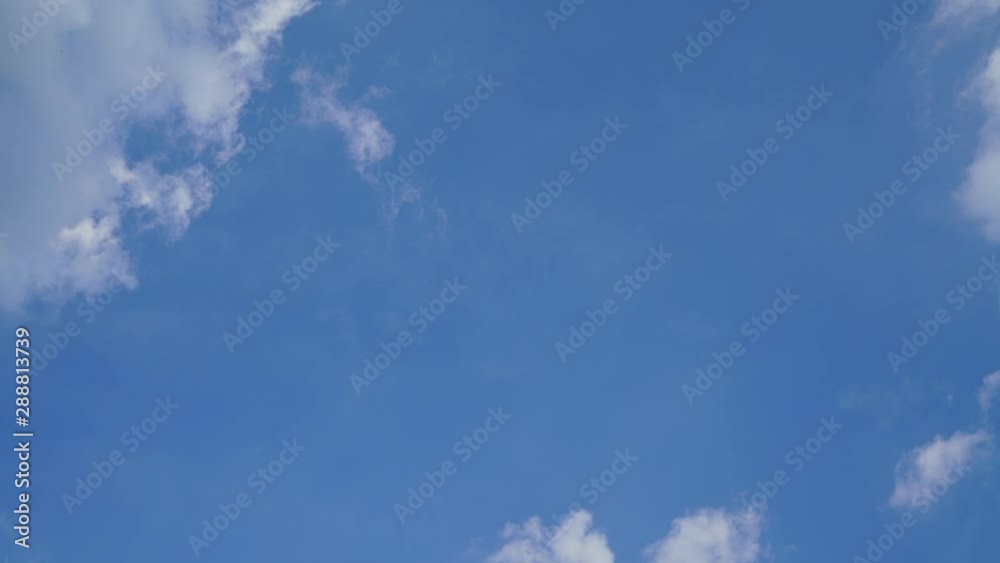 White cloud motion and blue sky background, Time-lapse White cloud motion and blue sky background, Time-lapse