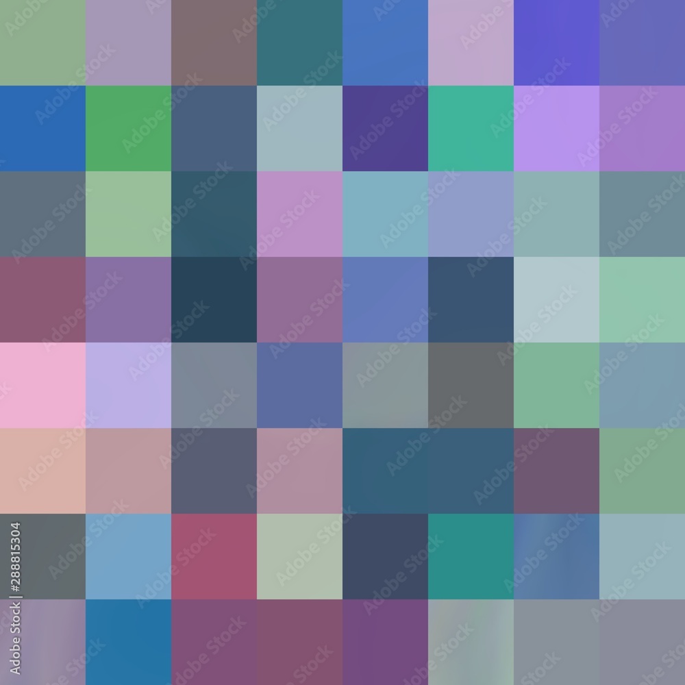 Abstract mosaic of pastel colored squares. geometric colorful pattern. Picture for creative wallpaper or design art work.