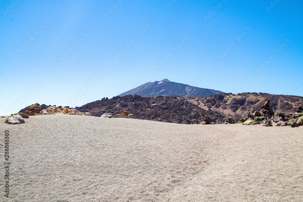 Sur le plateau du Teide, Ténérife, Espagne