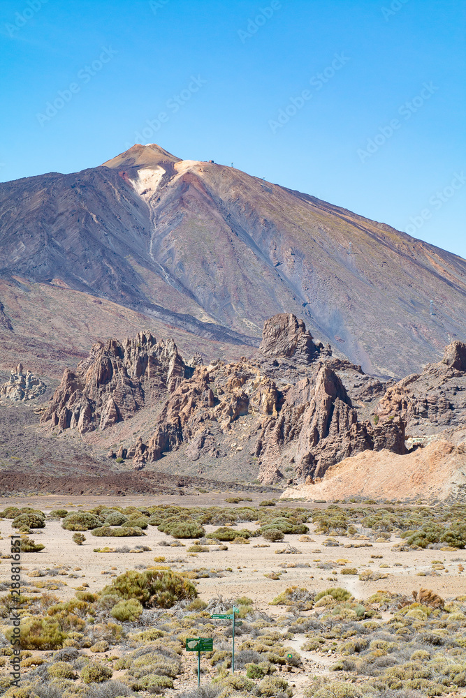 Sur le plateau du Teide, Ténérife, Espagne