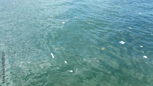 Wallpaper Mural Plastic pollution in ocean  Torontodigital.ca