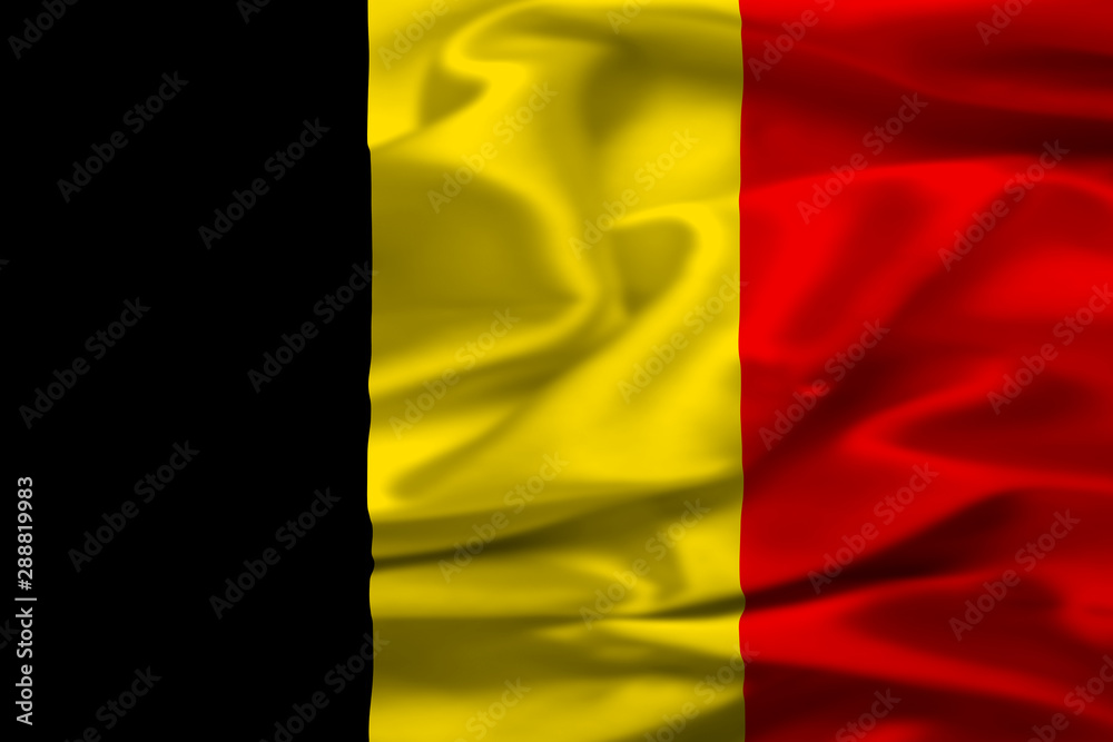 Fototapeta premium Bandiera Belgio