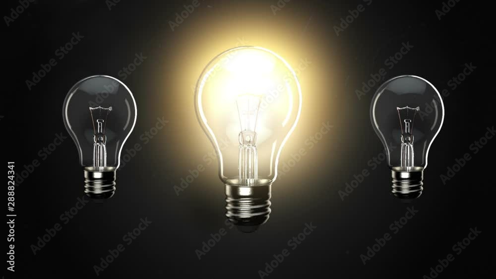 Light Bulb Idea Background Motion Graphics Light Bulb Idea Background Motion Graphics