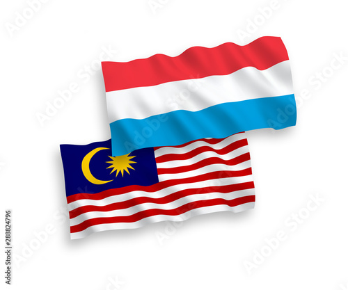 National vector fabric wave flags of Malaysia and Luxembourg isolated on white background. 1 to 2 proportion. Free Download National vector fabric wave flags of Malaysia and Luxembourg isolated on white background. 1 to 2 proportion. - GFXLoad
