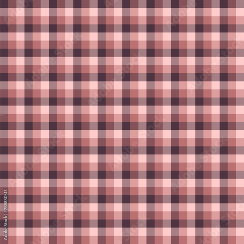 Gingham seamless red pattern. Texture for plaid, tablecloths, clothes, shirts,dresses,paper,bedding,blankets,quilts and other textile products. Vector Illustration EPS 10
