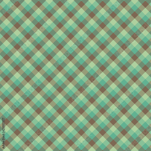 Gingham seamless green pattern. Texture for plaid, tablecloths, clothes, shirts,dresses,paper,bedding,blankets,quilts and other textile products. Vector Illustration EPS 10