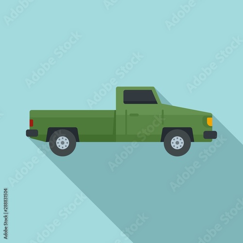 Pickup icon. Flat illustration of pickup vector icon for web design
