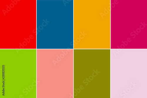 Trendy spring-summer 2021 colors palette © Yulia Lisitsa