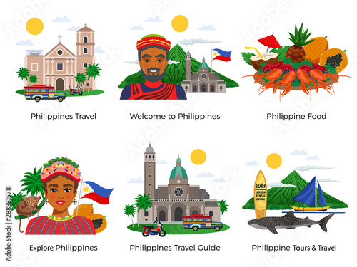 Philippines Travel Compositions Set