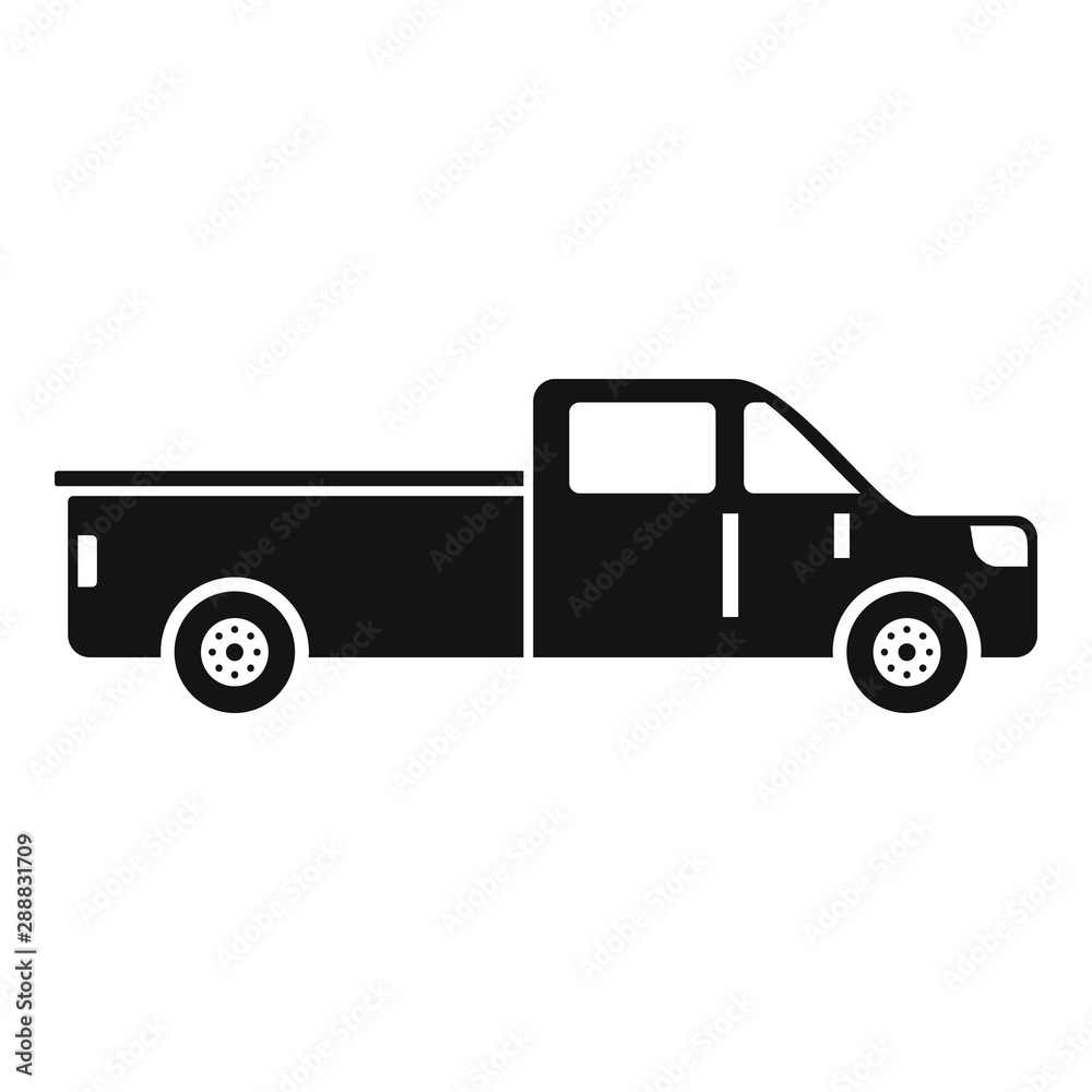 Luxury pickup icon. Simple illustration of luxury pickup vector icon for web design isolated on white background