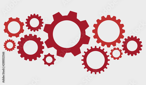 Gearwheel assembly representing an organizing mechanism