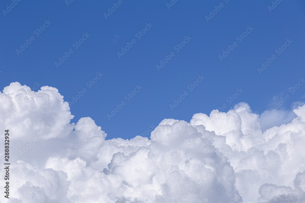 Blue sky and white clouds, rain clouds on sunny summer or spring day. Blue sky and white clouds, rain clouds on sunny summer or spring day.
