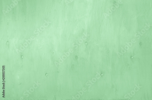 Wooden background. Vintage rustic texture, wallpaper in trendy neo mint color. Top view, copy space. Banner