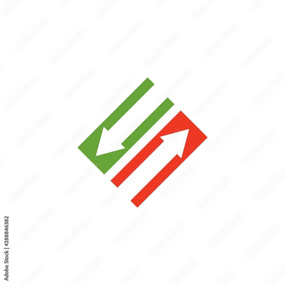 Arrows vector illustration icon Logo Template design Arrows vector illustration icon Logo Template design