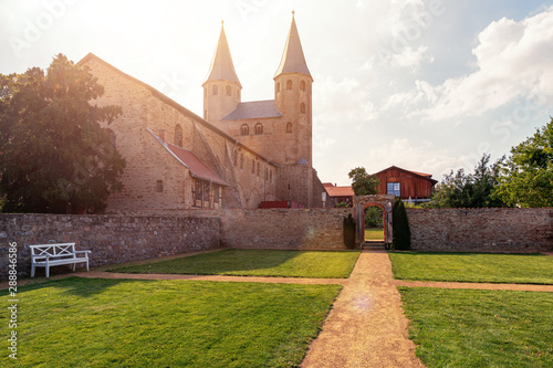 Romantik Kloster Drübeck Harz im Sommer photo