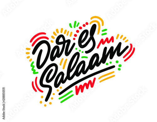 typography; typographic; dar; text; es; template; lettering; design; salaam; illustration; background; card; hand; symbol; logotype; white; logo; element; shape; eps; heart; love; icon; tourism; ident