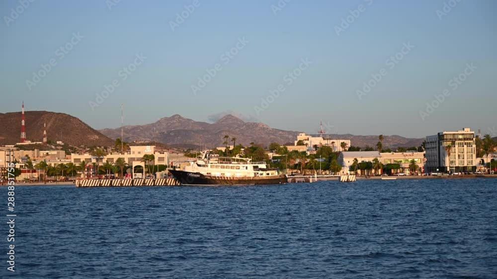 Arriving by boat to La Paz, Baja California Sur, Mexico. Arriving by boat to La Paz, Baja California Sur, Mexico.