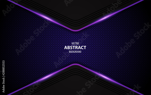 Abstract light metallic blue and purple overlapping layer background. Technology style concept vector design for use frame, wallpaper, advertising, corporate