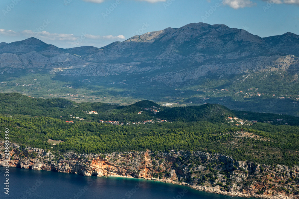 South Dalmatian coast near Dubrovnik, Croatia