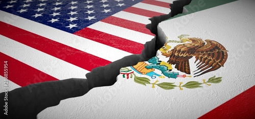 Countries faced. United States and Mexico.