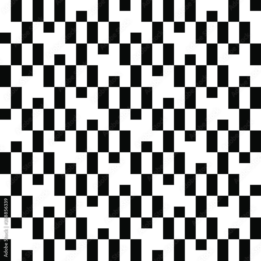 Fototapeta premium Black and white geometric background
