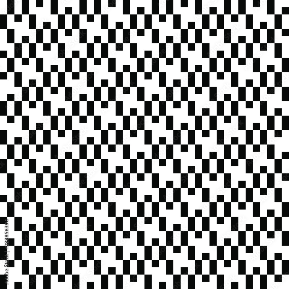 Fototapeta premium Black and white background. Seamless pattern. Monochrome design.