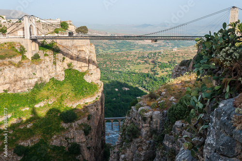 Constantine, Algeria - 05/08/2015: Historical bridge in Constantine