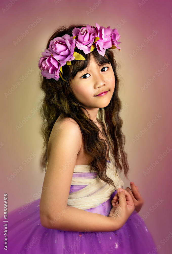 portrait of asian little girl portrait of asian little girl