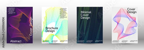 Cover design template set 