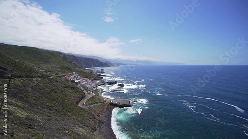 Wallpaper Mural Beautiful view from above of the ocean and coast on a sunny day, Tenerife, vacation and holidays Torontodigital.ca