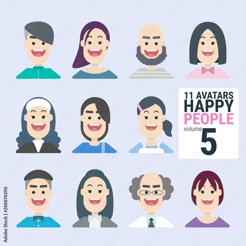 Variety-of-human-11-Avatars-Happy-PEOPLE-volume-5 Variety-of-human-11-Avatars-Happy-PEOPLE-volume-5