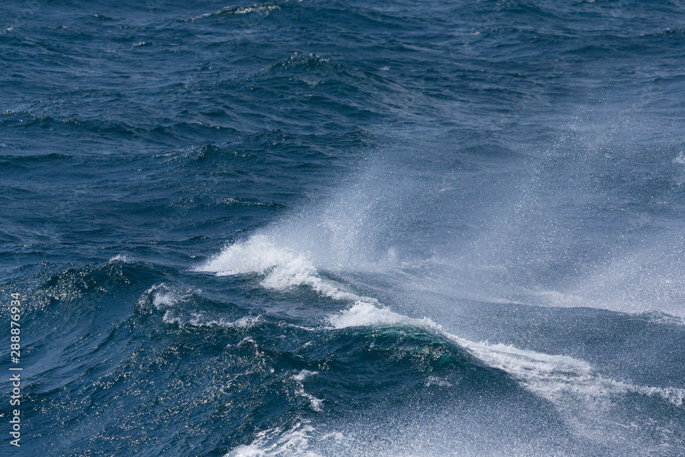 Waves of stormy cold sea on the south of Iceland Waves of stormy cold sea on the south of Iceland
