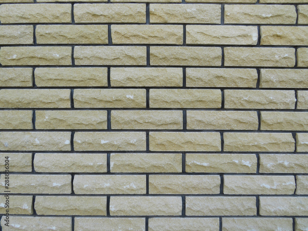 Wall colored bricks background