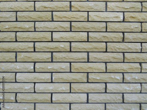 Wall colored bricks background