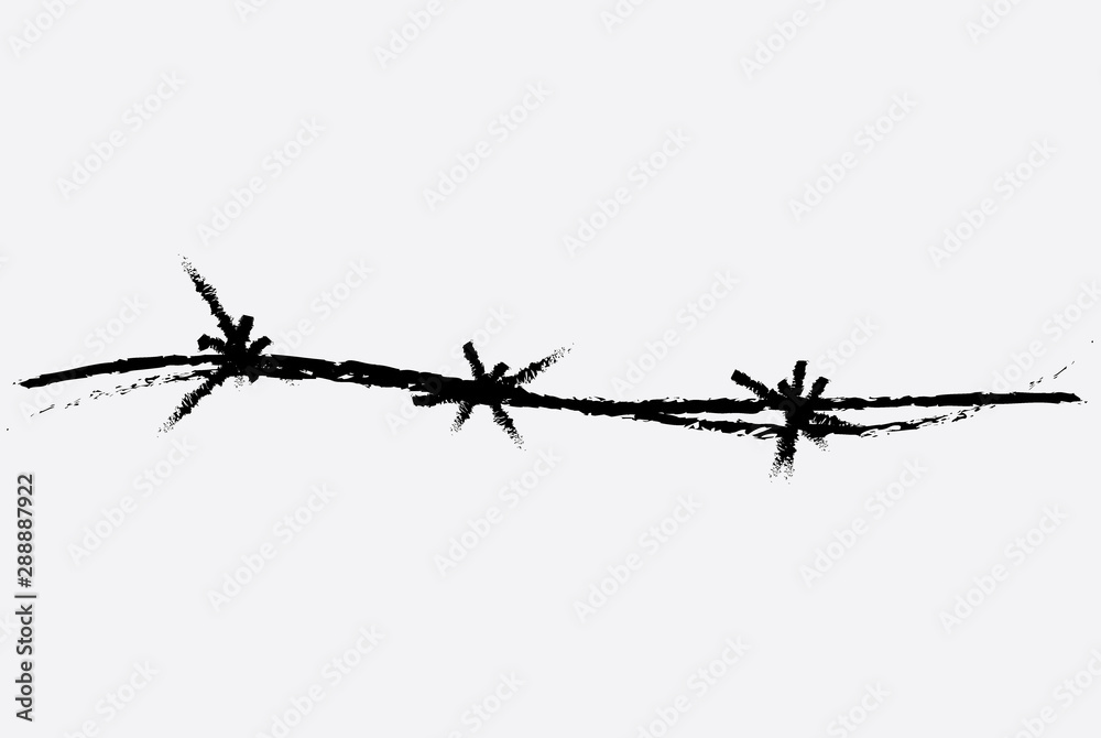 Ταπετσαρία The logo of the barbed wire
