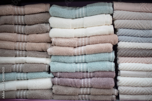 stack of Turkish cotton towels