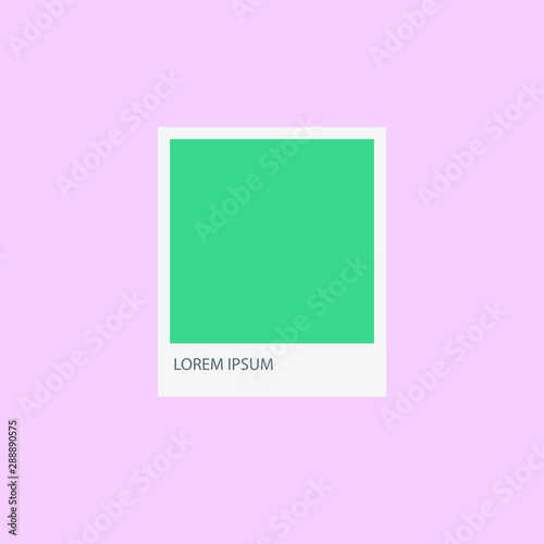 A color sample of a turquoise sea breeze at pink sunset