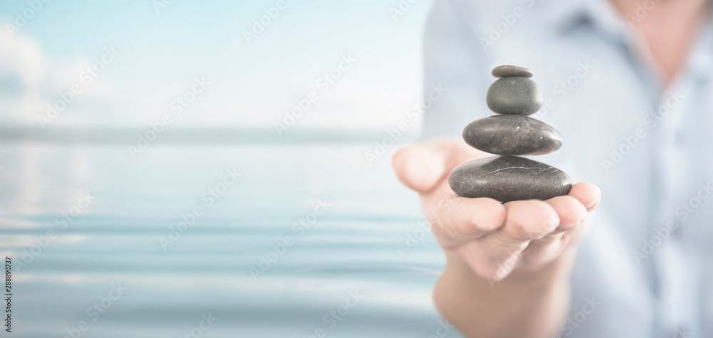 Keep Balance - Zen Spa Spirituality - obrazy, fototapety, plakaty 