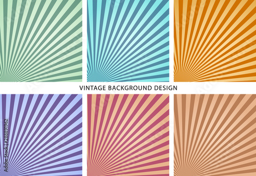 Modern abstract vector vintage background design