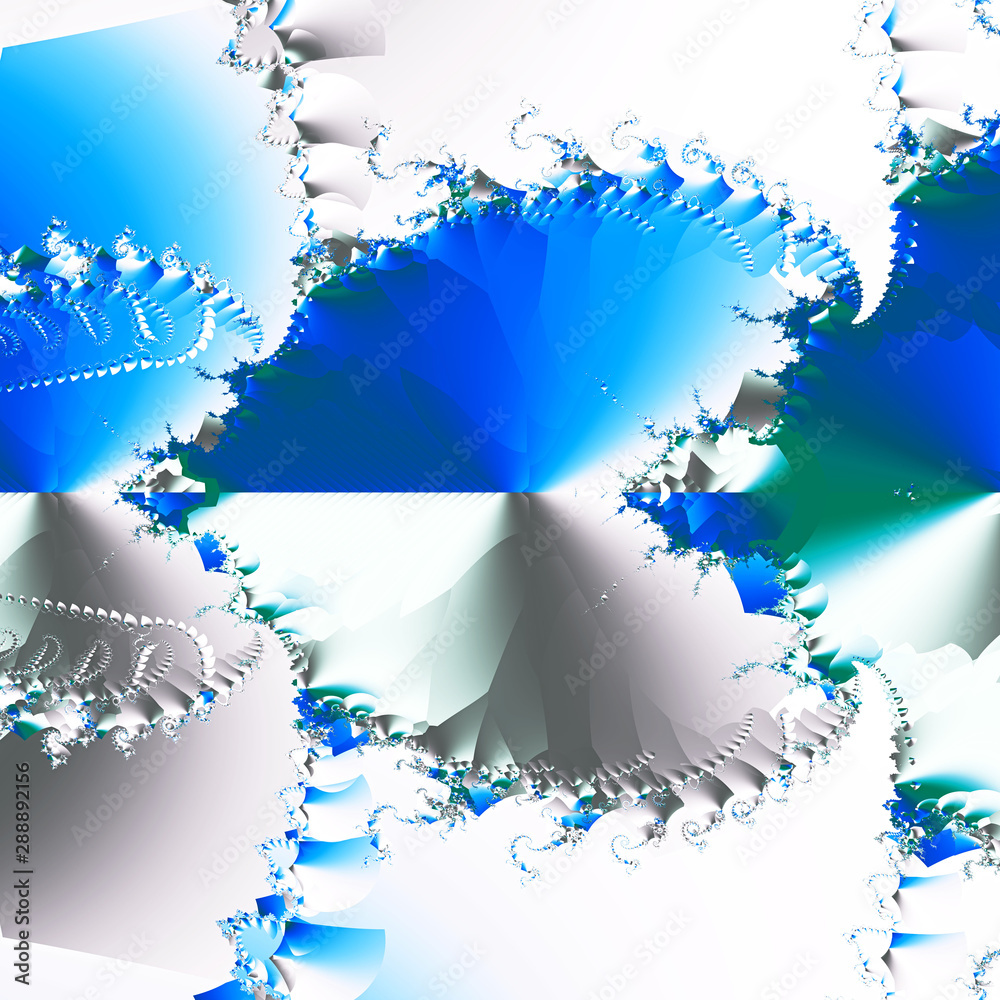 Obraz premium Fractal is never-ending pattern.Fractals are infinitely complex patterns.
